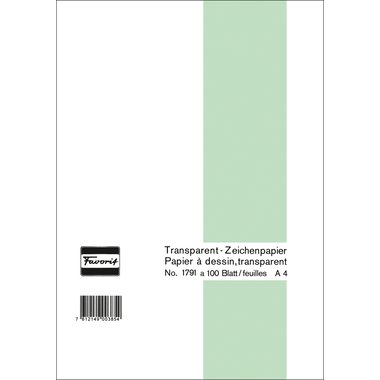 FAVORIT, FAVORIT Transparentpapier A4 1791 A 60/65g 100 Blatt