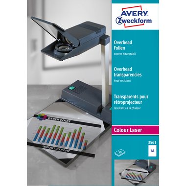 AVERY Zweckform, AVERY ZWECKFORM Laser Film 0.13mm A4 3561 50 Blatt