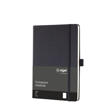 CONCEPTUM, CONCEPTUM Notizbuch 148x213x20mm CO120 blanko schwarz