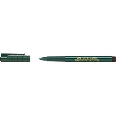 Faber-Castell, FABER-CASTELL Faserschr. FINEPEN 1511 0.4mm 151199 schwarz