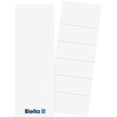 Biella, BIELLA R&uuml;ckenschild Ordner 7cm 190167.00 25 St&uuml;ck 51x145mm