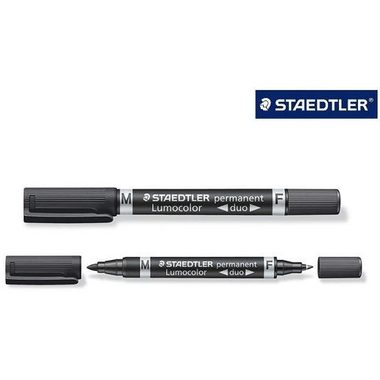 STAEDTLER, STAEDTLER Lumocolor DUO 348 0.6/1.5mm 348-9 schwarz perm.