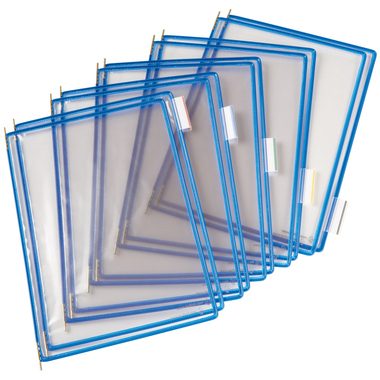 T-DISPLAY, T-DISPLAY Drehtaschen Tarifold A4 114001 blau,5 index Tabs 50mm 10 Stk.