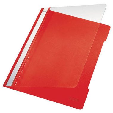 Leitz, LEITZ Standard Plastik-Hefter A4 41910025 rot