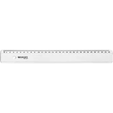 WESTCOTT, WESTCOTT Kunststofflineal 30cm E10152 BP