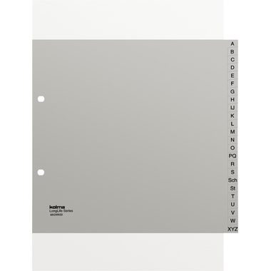 Kolma, KOLMA Register PVC grau A4 69.249.03 A-Z