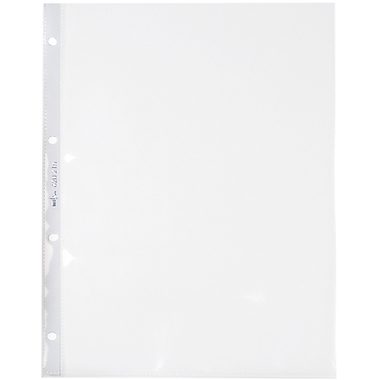 BÜROLINE, B&Uuml;ROLINE Zeigetaschen PVC 140 my A4 620210 transparent, glatt 100 St&uuml;ck