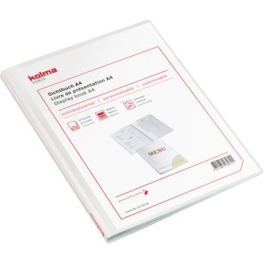 Kolma, KOLMA Sichtbuch Vario A4 03.743.16 weiss, 10 Taschen