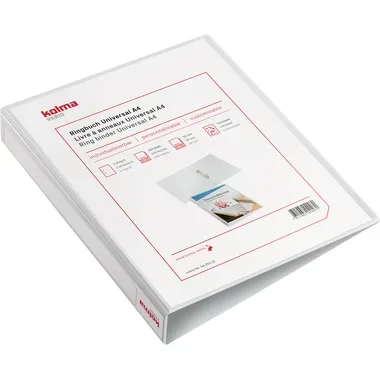 Kolma, KOLMA Ringbuch Vario Universal A4 04.253.16 weiss, 2-Ring 35mm