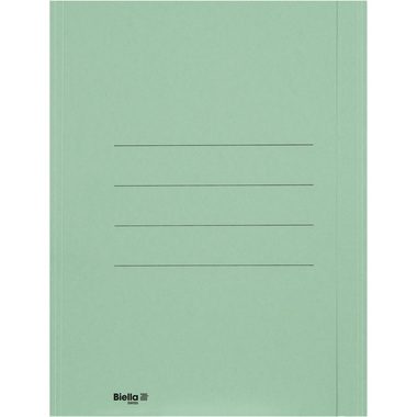 Biella, BIELLA Einlagemappen A4 250401.30 gr&uuml;n, 240g, 90 Blatt 50 St&uuml;ck