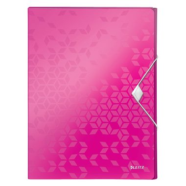 Leitz, LEITZ Ablagebox WOW PP 46290023 pink 250x330x37mm