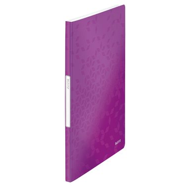 Leitz, LEITZ Sichtbuch WOW PP A4 46310062 violett 20 H&uuml;llen