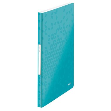 Leitz, LEITZ Sichtbuch WOW PP A4 46320051 blau 40 H&uuml;llen