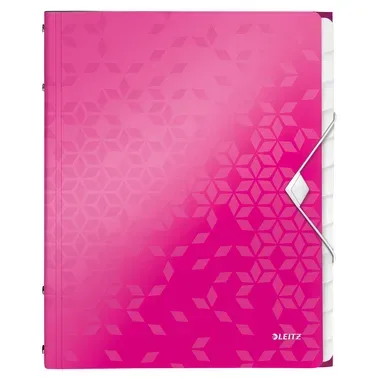 Leitz, LEITZ Ordnungsmappe WOW PP A4 46340023 pink 12-teilig