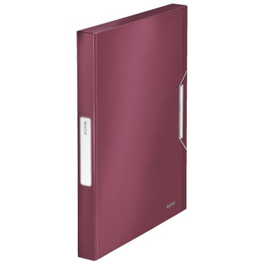 Leitz, LEITZ Ablagebox Style PP 39560028 granat rot 250x330x37mm