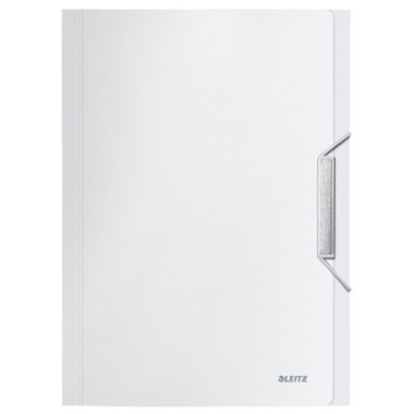 Leitz, LEITZ Ordnungsmappe Style PP A4 39570004 weiss 6 F&auml;cher, 200 Blatt