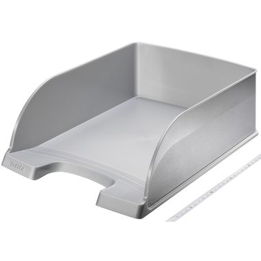Leitz, LEITZ Briefkorb Jumbo Plus A4 52330084 silber