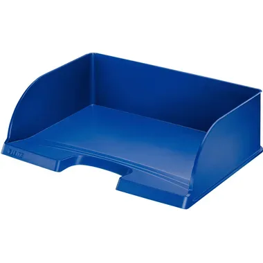 Leitz, LEITZ Briefkorb Jumbo Plus quer 52190035 blau
