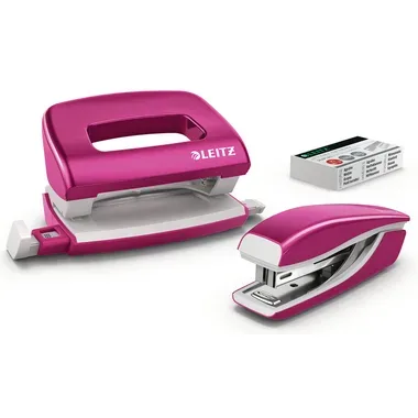 Leitz, LEITZ Locher/Hefter NewNeXXt 55612023 pink Set