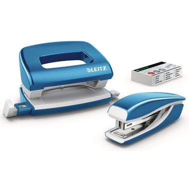 Leitz, LEITZ Locher/Hefter NewNeXXt 55612036 blau Set