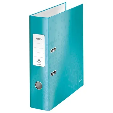 Leitz, LEITZ Ordner WOW 8cm 10050051 eisblau A4