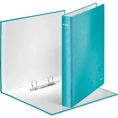 Leitz, LEITZ Ringbuch WOW A4 42410051 eisblau