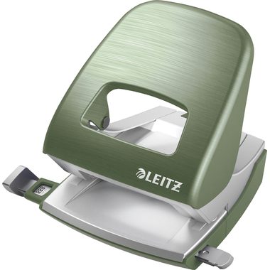 Leitz, LEITZ B&uuml;rolocher NewNeXXt Metall 50060053 seladon gr&uuml;n 30 Blatt