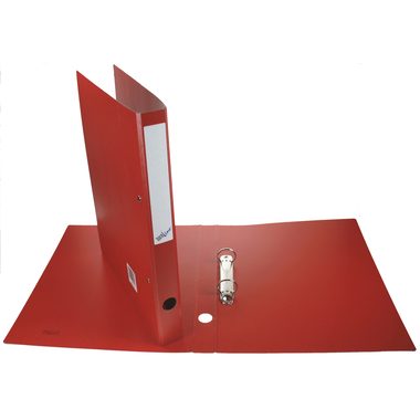 BÜROLINE, BÜROLINE -  Ringbuch A4 680001 rot 2 Ringe/3cm, Greifloch, 21cm