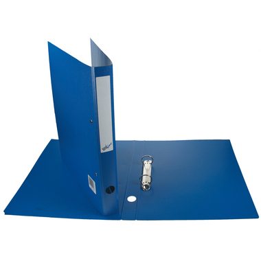 BÜROLINE, B&Uuml;ROLINE Ringbuch A4 680002 blau 2 Ringe/3cm, Greifloch