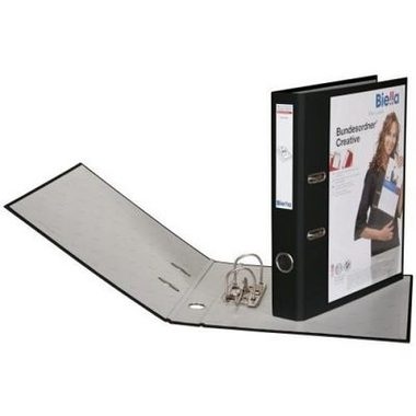 Biella, BIELLA Bundesordner Creative 4cm 103424.02 schwarz, mit Sichttasche A4