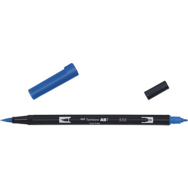 Tombow, TOMBOW Dual Brush Pen ABT 555 ultramarin