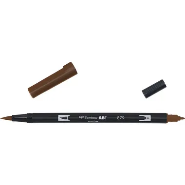 Tombow, TOMBOW Dual Brush Pen ABT 879 braun