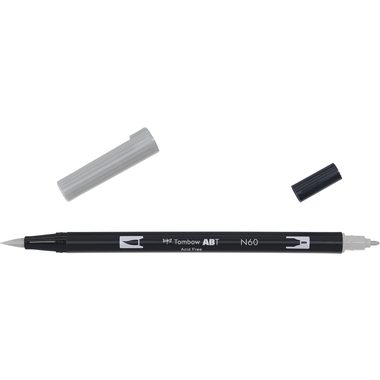 Tombow, TOMBOW Dual Brush Pen ABT N60 cool grey 6