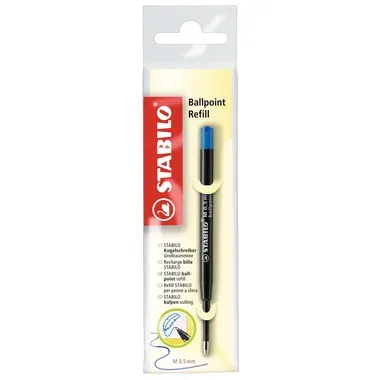 STABILO, STABILO Ballpoint Refill Mine 0.5mm 2/041-02 blau