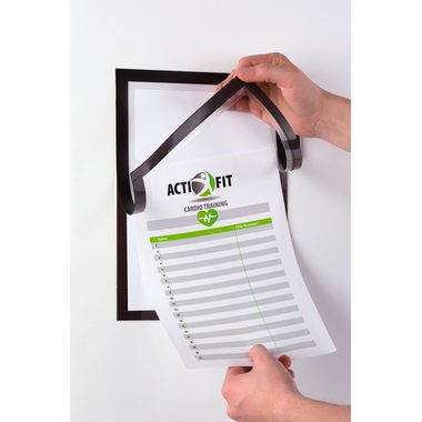 DURABLE, DURABLE Duraframe Note A4 499301 selbstklebend, schwarz