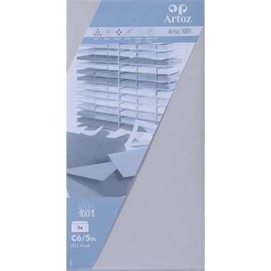 Artoz, ARTOZ Couverts 1001 C6/5 107294182 100g, lichtgrau 5 St&uuml;ck