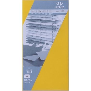 Artoz, ARTOZ Couverts 1001 C6/5 107294182 220g, gelb 5 Blatt