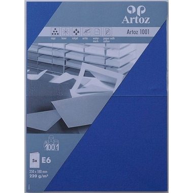Artoz, ARTOZ Karten 1001 E6 107372264 220g, royal 5 Blatt