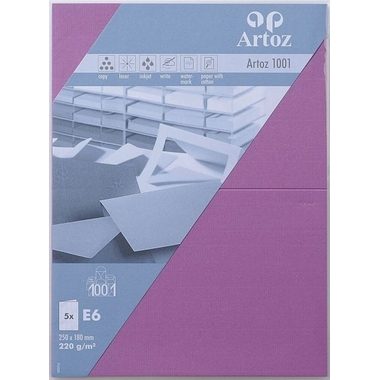 Artoz, ARTOZ Karten 1001 E6 107372264 220g. holunder 5 Blatt
