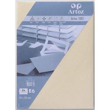 Artoz, ARTOZ Couverts 1001 E6 107374182 100g, chamois 5 St&uuml;ck