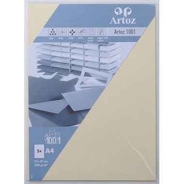 Artoz, ARTOZ Karten 1001 A4 107696142 220g. chamois 5 Blatt