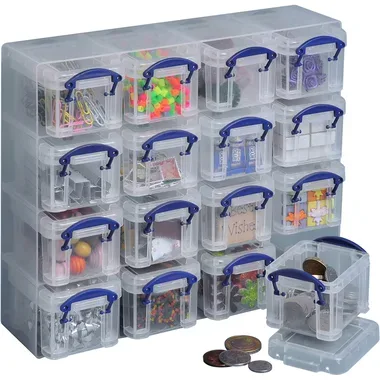 Really Useful Box, REALLY USEFUL BOX Organizer Set 0,14lt 68507300 transparent