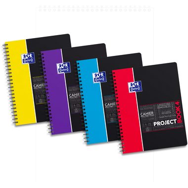 OXFORD, OXFORD Projectbook A4+ 400037432 kariert 5mm, 90g 100 Blatt