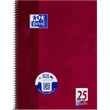 OXFORD, OXFORD Collegeblock A4+ 100050355 liniert, 90g 80 Blatt