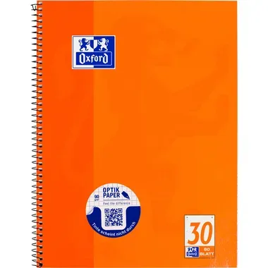 OXFORD, OXFORD Collegeblock A4+ 100050359 blanko,90g 80 Blatt