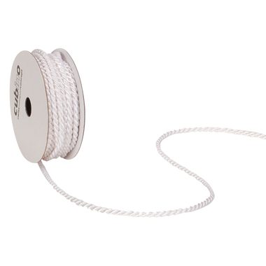 SPYK, SPYK Seidenkordel Cubino 3525.0057 3mmx5m weiss