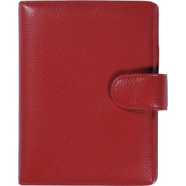 SUCCES, SUCCES Junior Ringbuch Cadiz 0842365.45 Rindleder rot mit Lasche 15mm