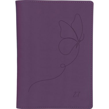 BIELLA Planer Istanbul 2027 855715420027U 1M/2S violett ML 10.6x15.3cm