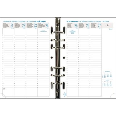 Exacompta, EXACOMPTA Ersatzinhalt Exatime 21 2026 28272E 1W/2S 14.2x21 cm