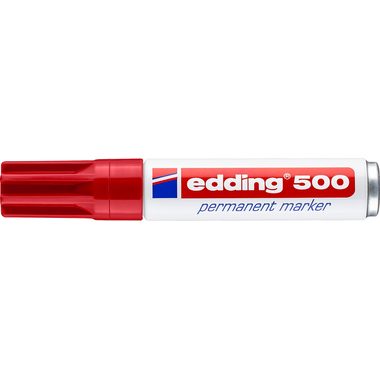 edding, EDDING Permanent Marker 500 2-7mm 500-2 rot